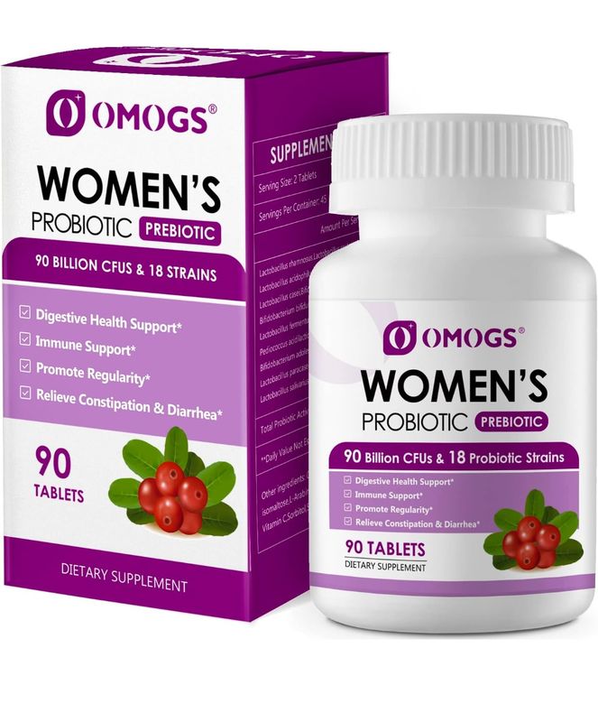OMOGS ® ~ WomenBiotic ~ 90 Billions × 90 Tablets