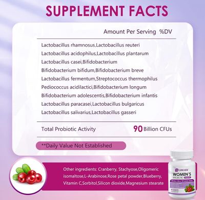 OMOGS ® ~ WomenBiotic ~ 90 Billions × 90 Tablets