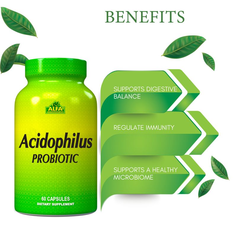 PROBIOTIC © Acidophilus Alfa × 60 Cápsulas