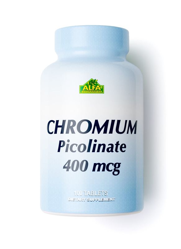 Chromium Picolinate ( Cromo ) × 100 Tabletas