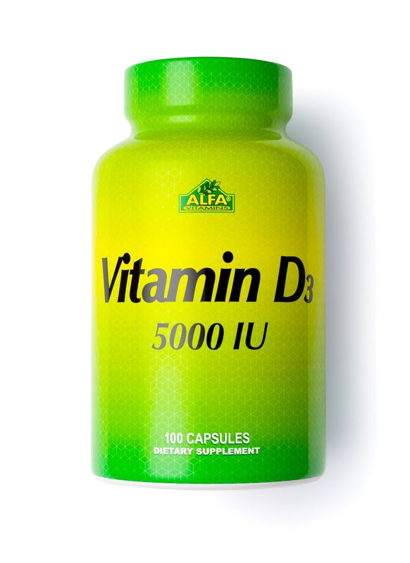 Vitamina D3 Alfa ~ 5000 UI × 100 Capsulas