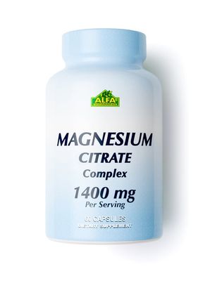 Magnesium CITRATE 1400 Alfa × 60 Cápsulas