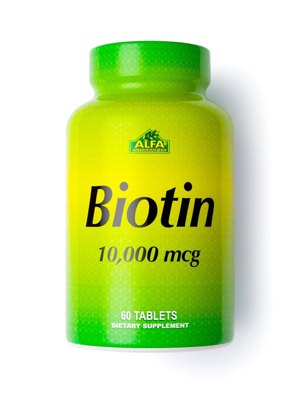 Biotin 10.000 Mcg Alfa × 60 Tabletas