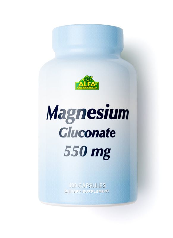 Magnesium Gluconate 550 × 100 Tabletas