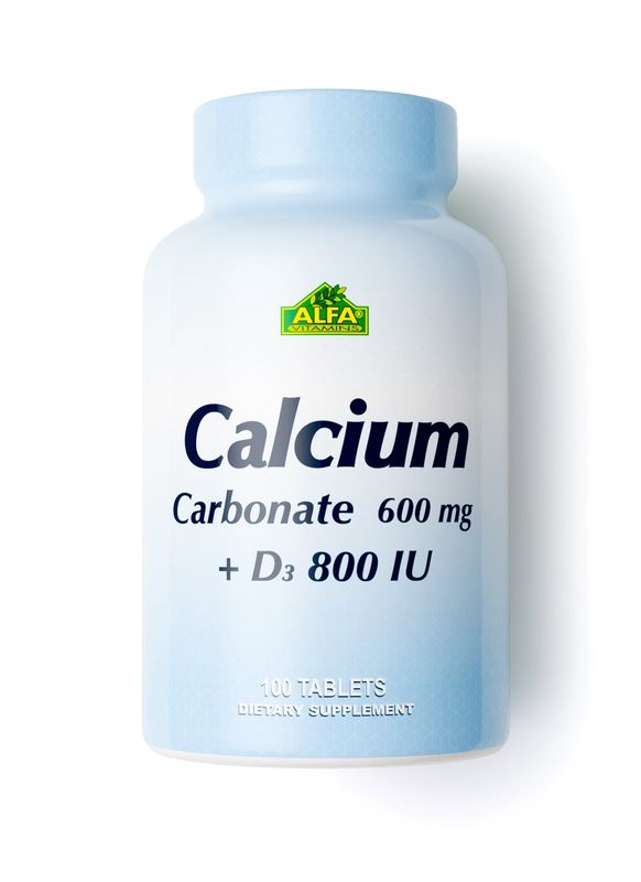 Calcio 600 + D3 × 100 Tabletas
