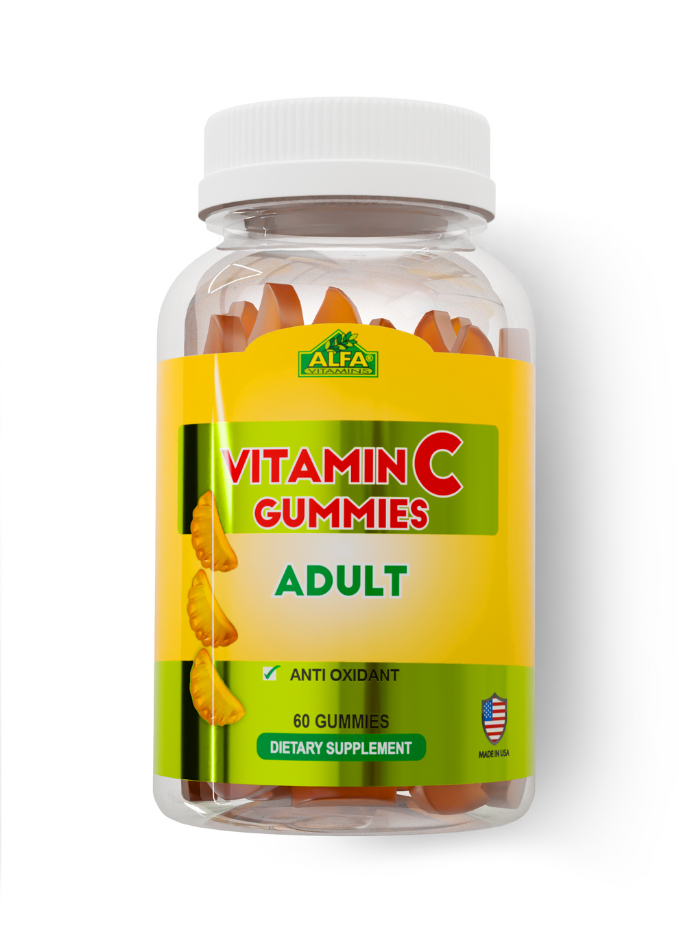 Vitamina C Adults × 60 Premier Gums