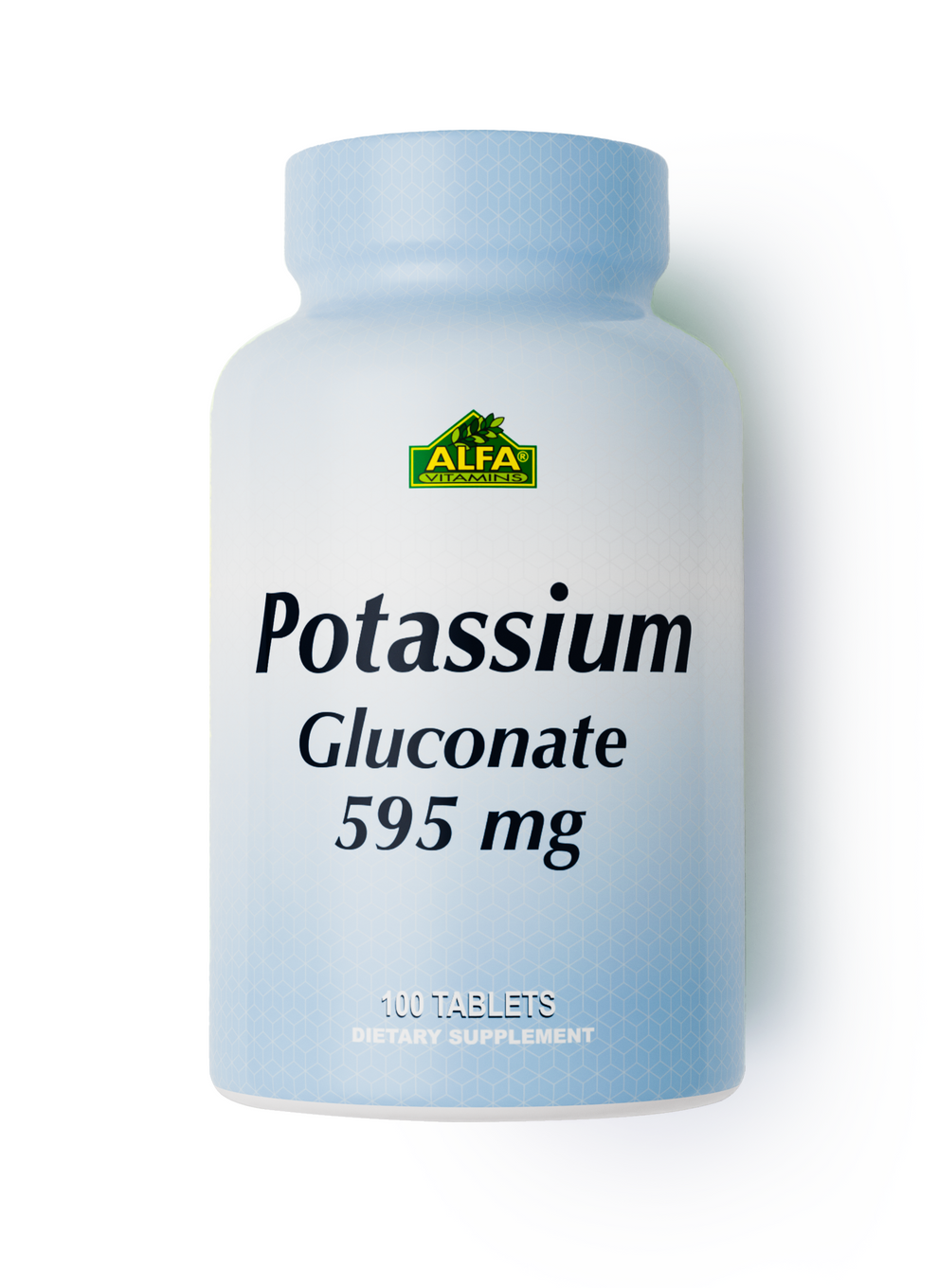 Potassium Gluconate ~ 595 Mg × 100 Tabletas