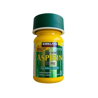 Natur Aspirin ~ 81 Mg × 365 Tablets