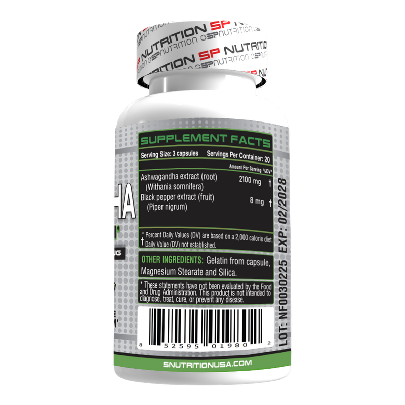Ashwaghanda SP ~ 2.100 MG × 60 Capsulas