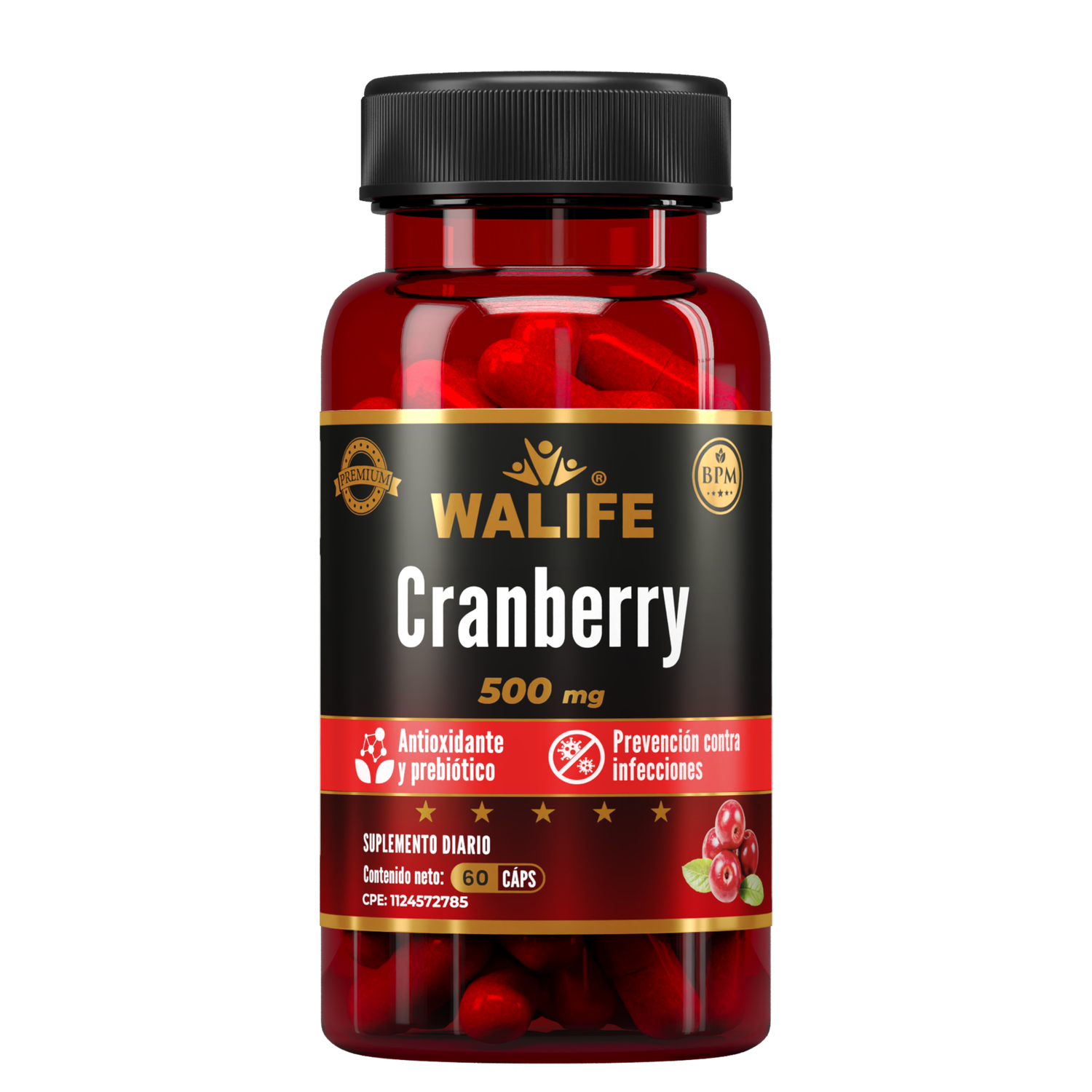 CRAMBERRY - 500 MG x 60 Capsulas