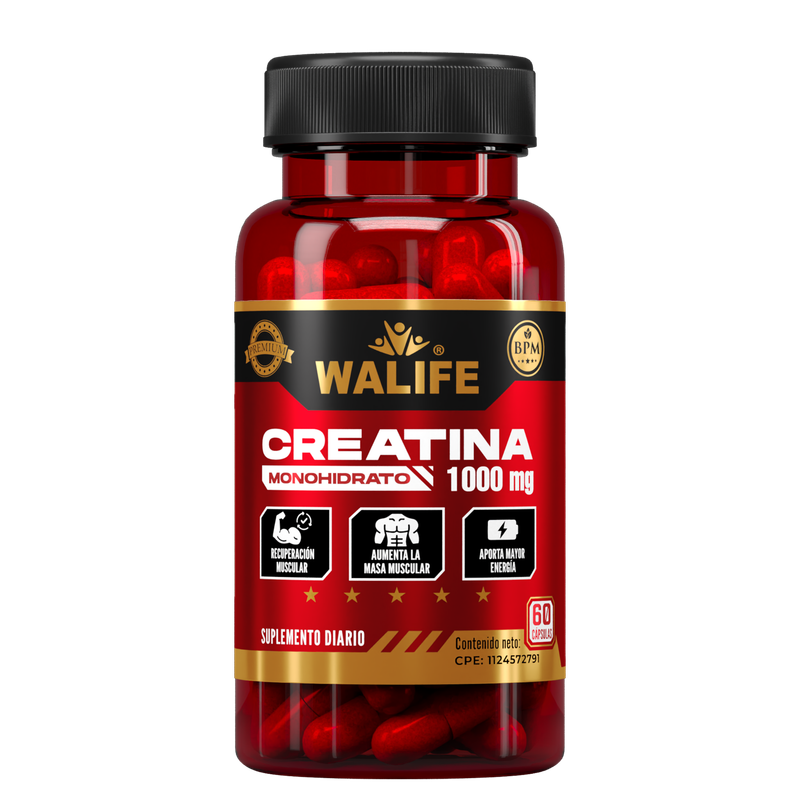 Creatina - 1.000 MG x 60 Capsulas