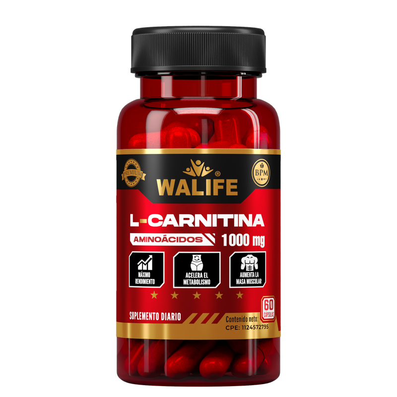 L-Carnitina - 1.000 MG x 60 Capsulas