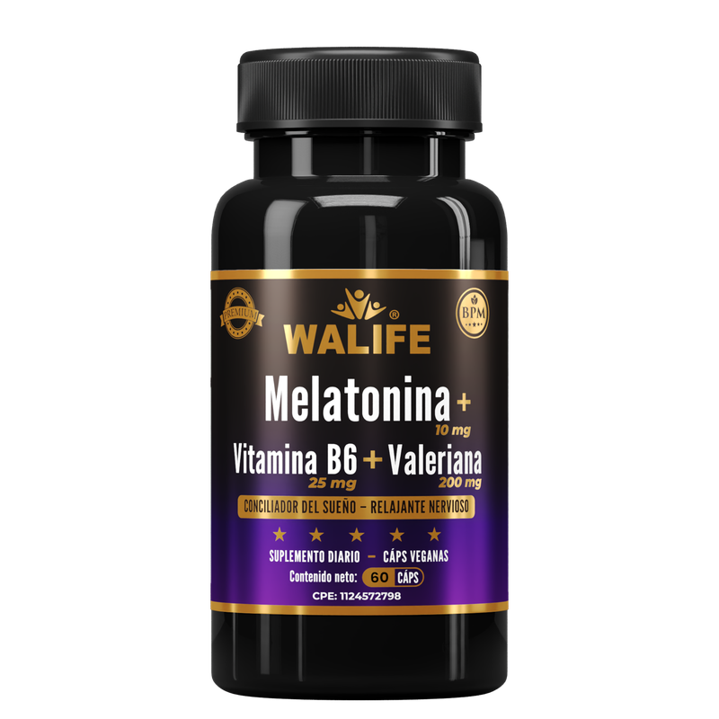 Melatonina + B6 + Valeriana - 235 MG x 60 Capsulas