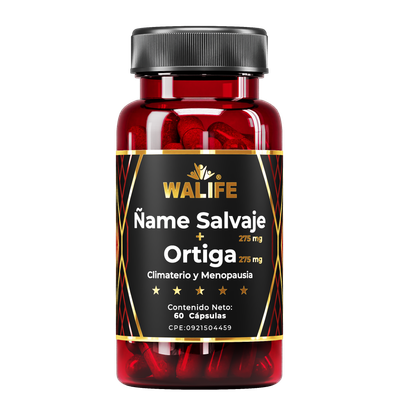 Ñame + Ortiga ~ 450 MG × 60 Capsulas