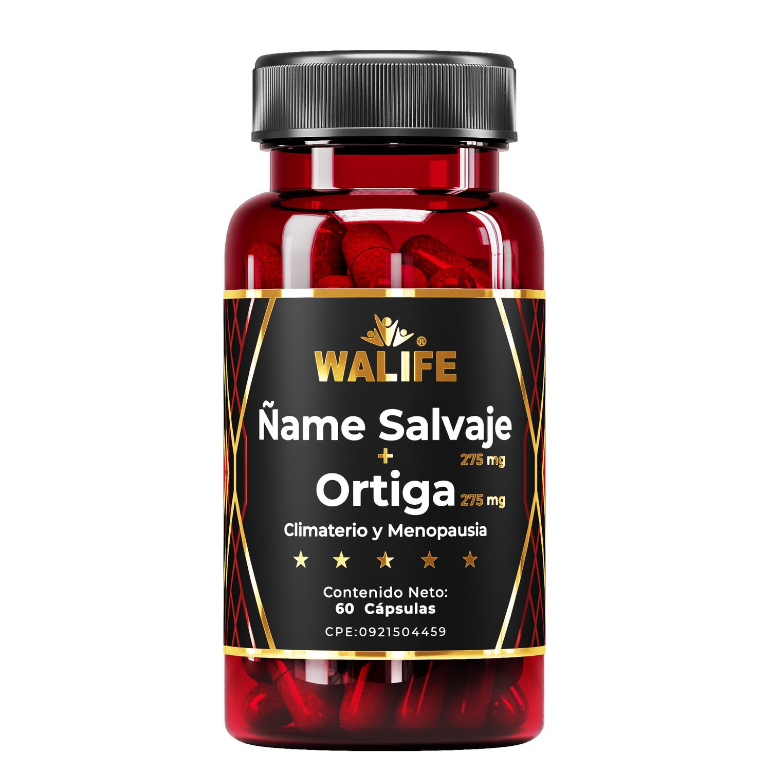 Ñame + Ortiga ~ 450 MG × 60 Capsulas