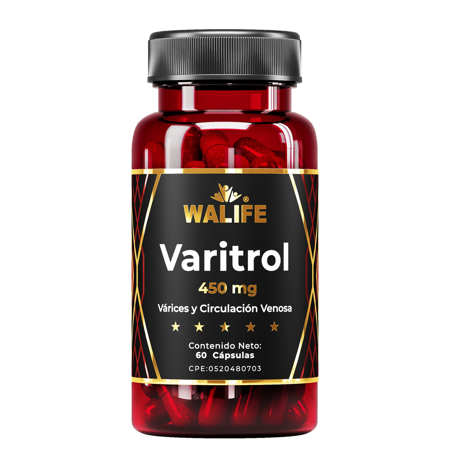 Varitrol ~ 450 MG × 60 Cápsulas