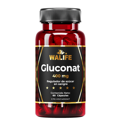 Gluconat ~ 400 MG × 60 Cápsulas