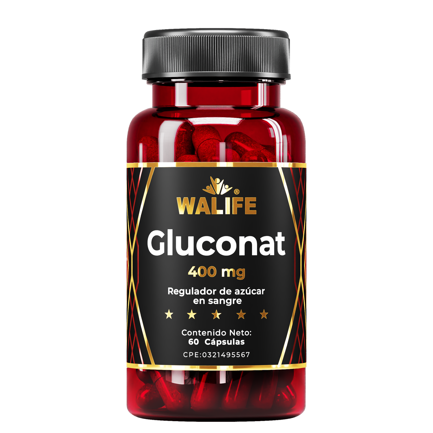 Gluconat ~ 400 MG × 60 Cápsulas