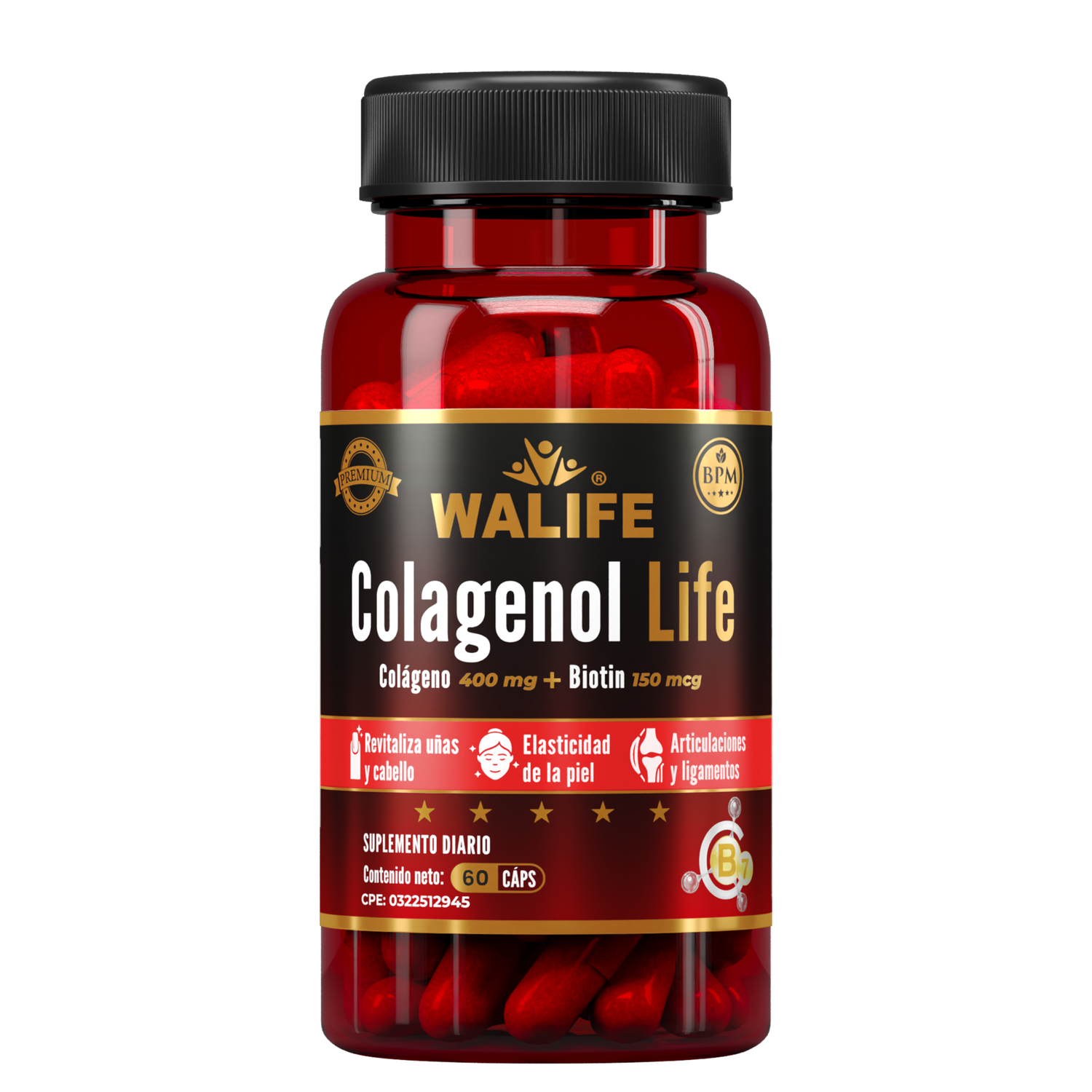 Colagenol Life ~ 400 MG × 60 Cápsulas