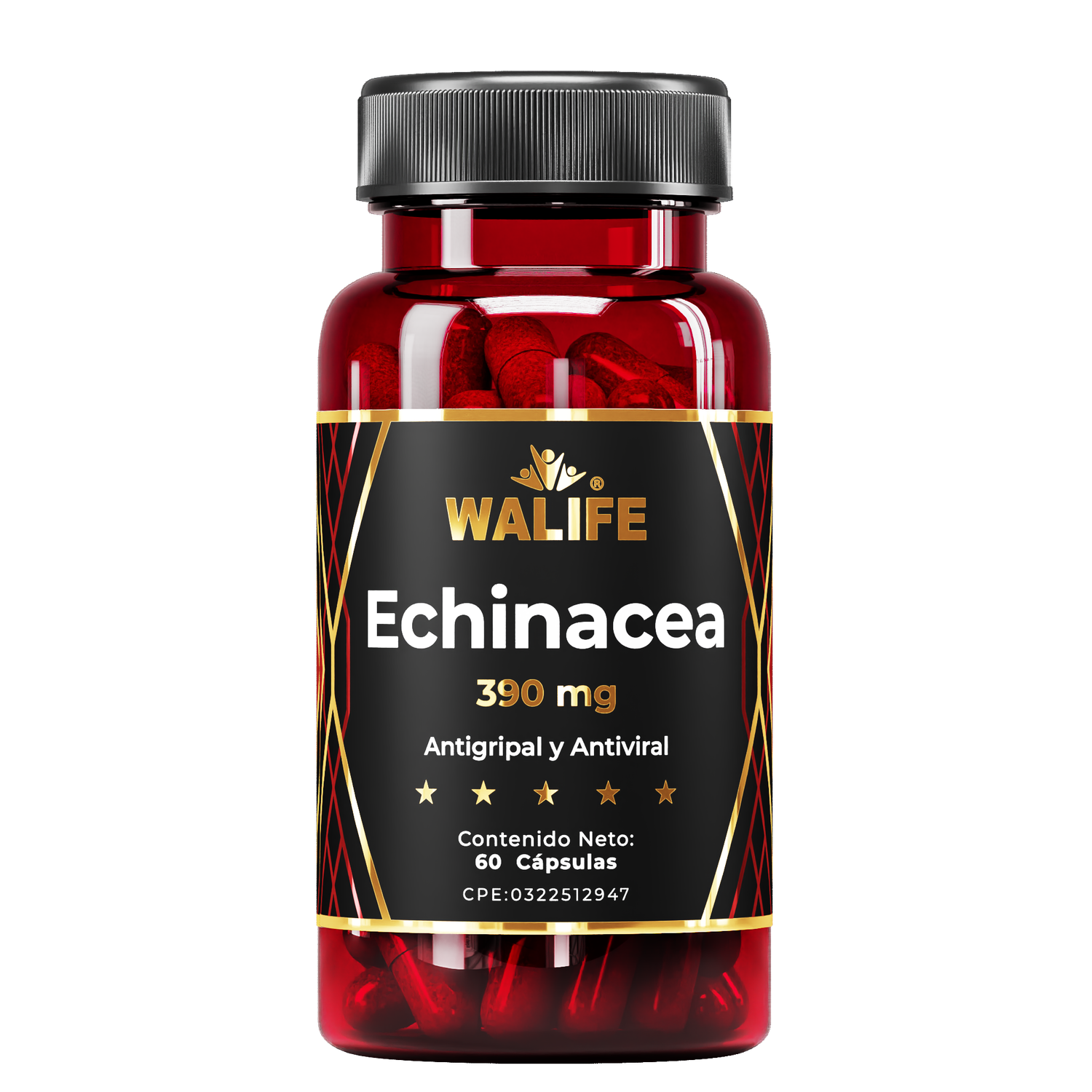 Echinacea ~ 390 MG × 60 Cápsulas
