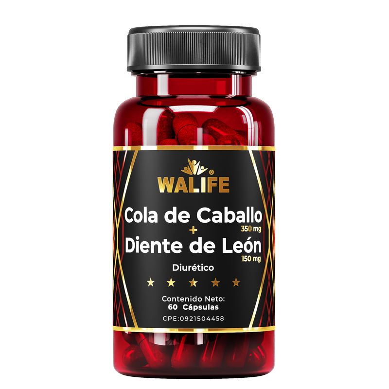 Cola De Caballo + Diente De León ~ 500 MG × 60 Capsulas