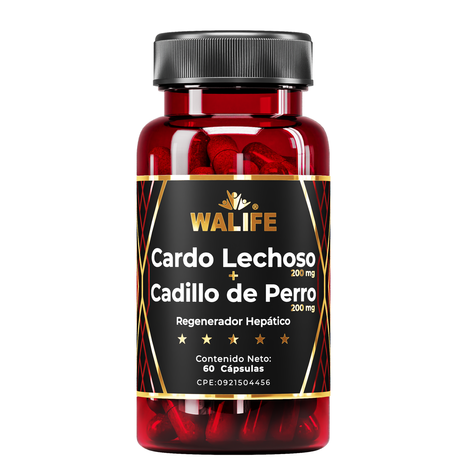 Cardo Lechoso + Cadillo De Perro ~ 400 MG × 60 Cápsulas