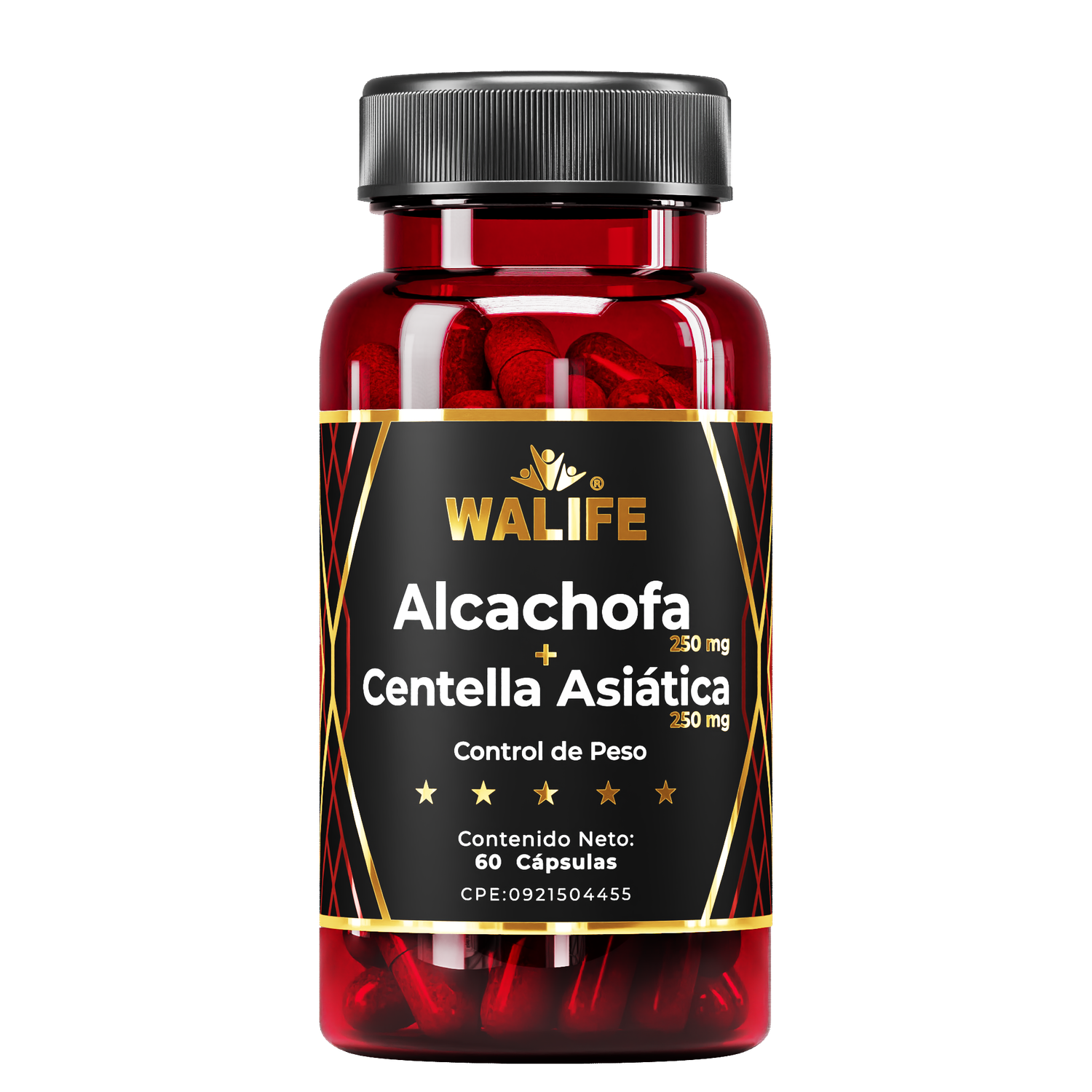Alcachofa + Centella Asiática ~ 500 MG × 60 Cápsulas