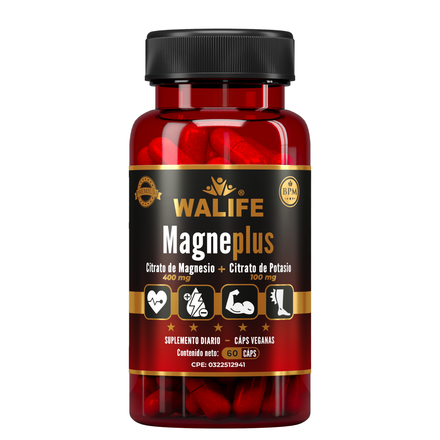 Magneplus ~ 450 MG × 60 Cápsulas