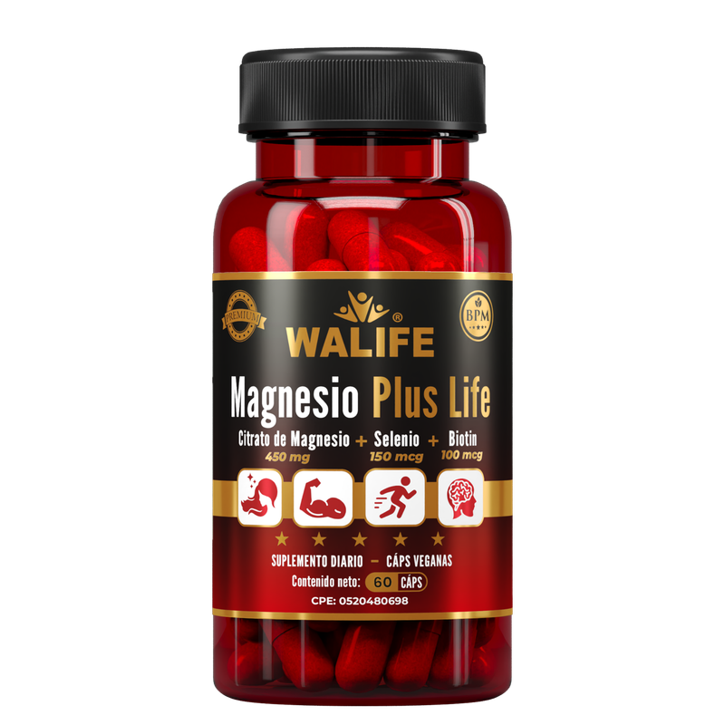 Magnesium Plus Life × 60 Cápsulas