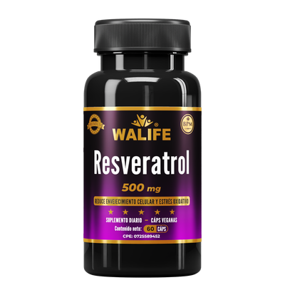 Resveratrol Walife - 500 MG x 60 Capsulas