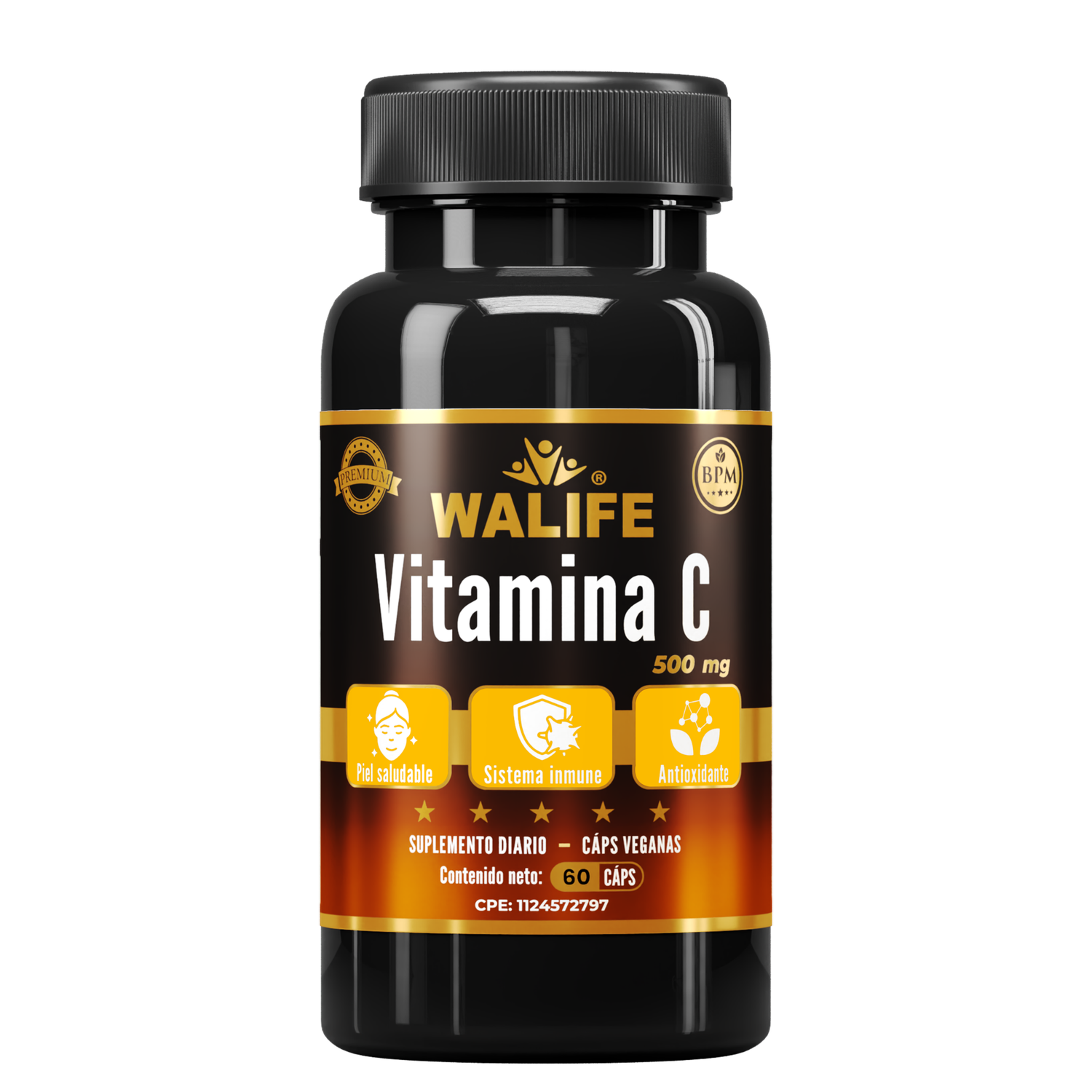 Vitamina C - 500 MG x 60 Capsulas