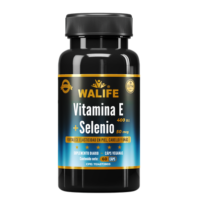 Vitamina E + Selenium Walife x 60 Capsulas