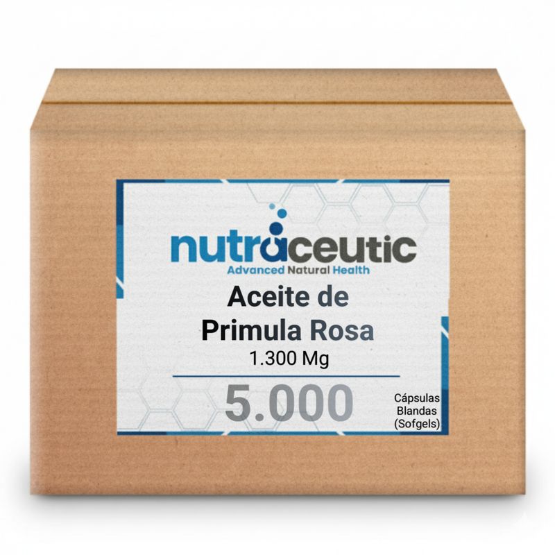 Aceite de Primula Rosa ~ 1.300 MG × 5.000 Sofgels