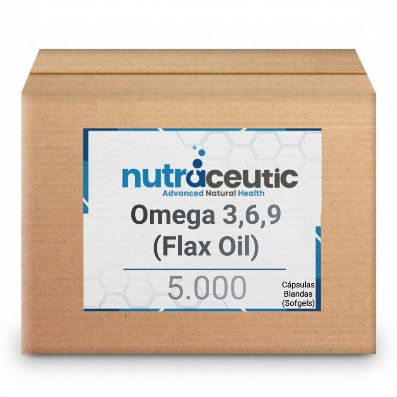 Omega 3,6,9 (Flax Oil) ~ 1.200 MG × 5.000 Sofgels