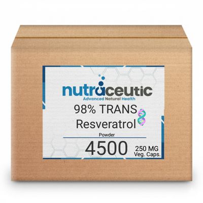 Trans-Resverstrol 98% ~ 250 MG × 4500 Veg. Caps.