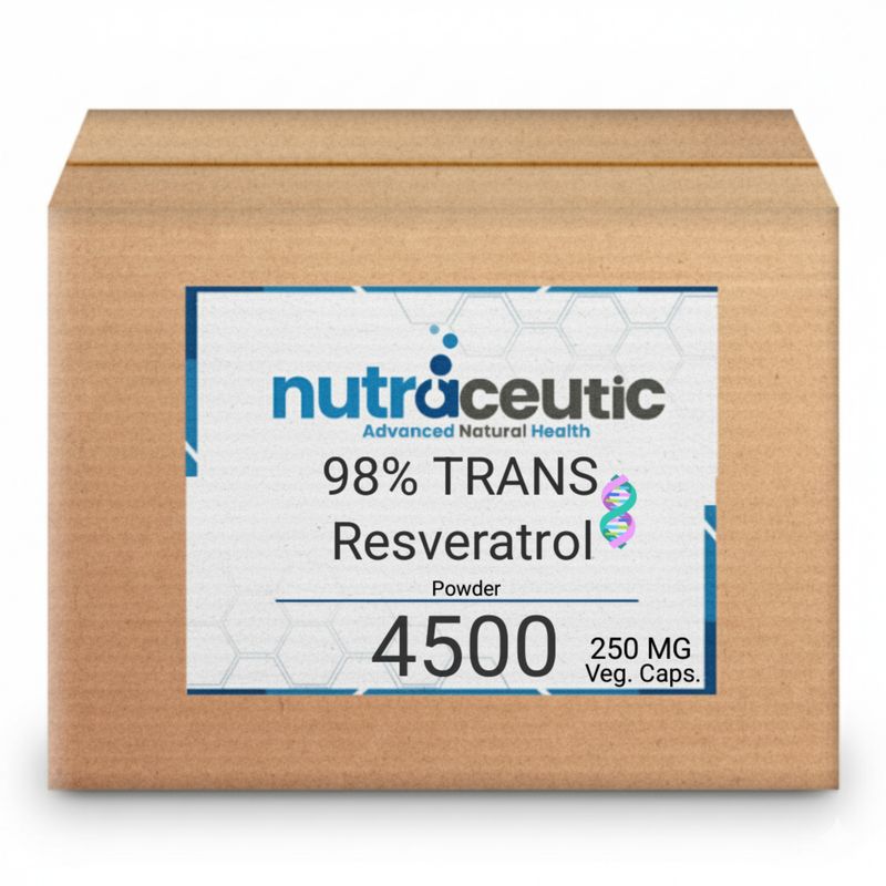 Trans-Resverstrol 98% ~ 250 MG × 4500 Veg. Caps.
