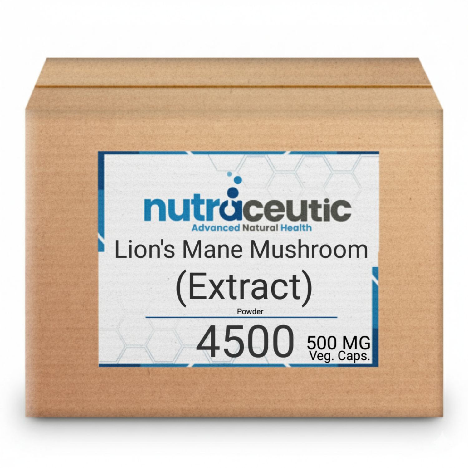 Lion&#39;s Mane Extract ~ 500 MG × 4500 Veg. Cap.
