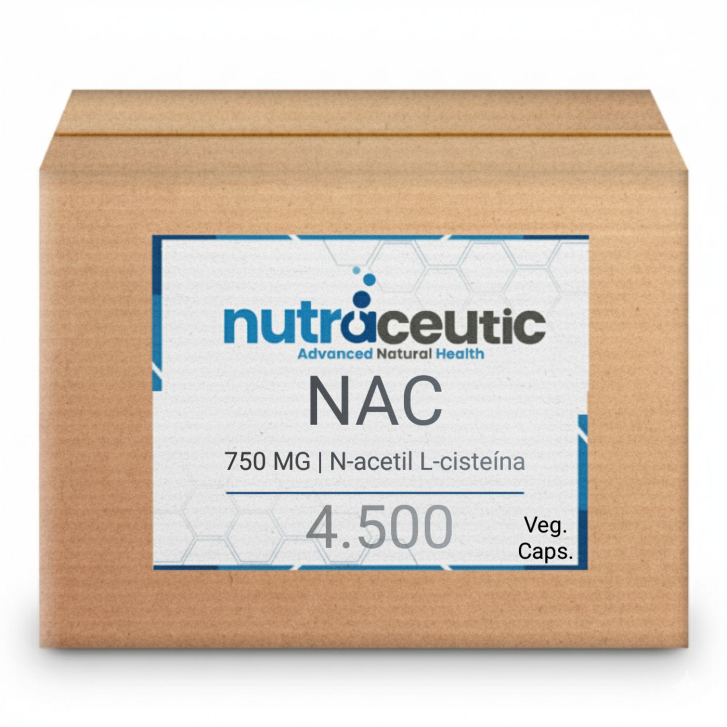 NAC ~ 750 MG × 4.500 Veg. Caps.