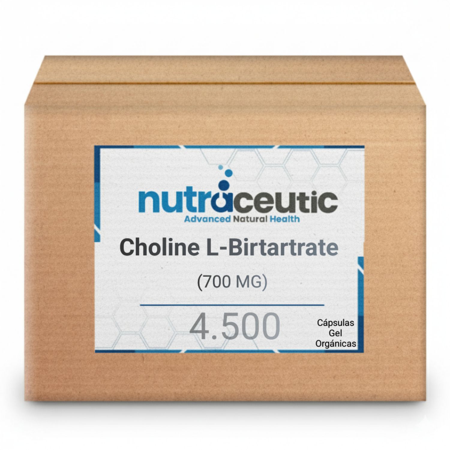 Choline L-Birtartrate ~ 700 MG × 4.500 Capsules