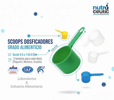 Scoops Dosificadores Grado Alimenticios (Lab. Inc.)