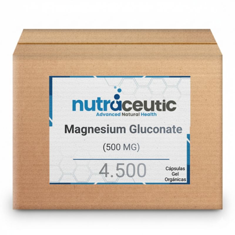 Magnesium Gluconate ~ 500 MG × 4.500 Cap. Gel.