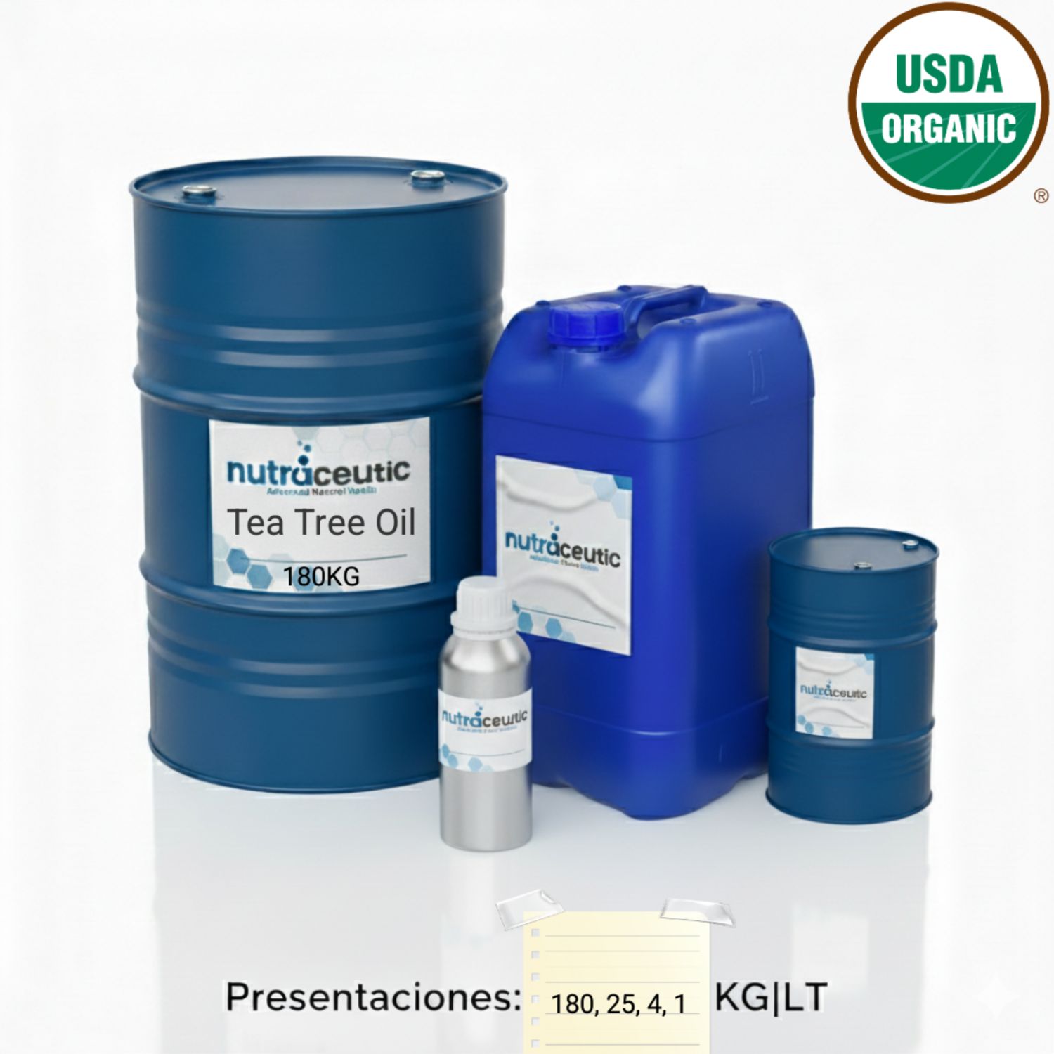Organic Tea Tree Oil × 25 LT/KG