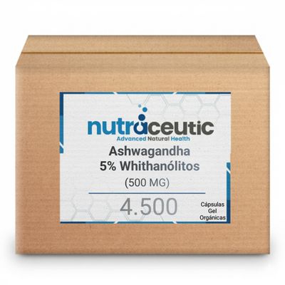 Ashwagandha ~ 500 MG | 5% Whithanólitos × 4.500 Gel. Cap.