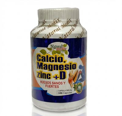 Calcio, Magnesio y Zinc + B × 100 Capsulas