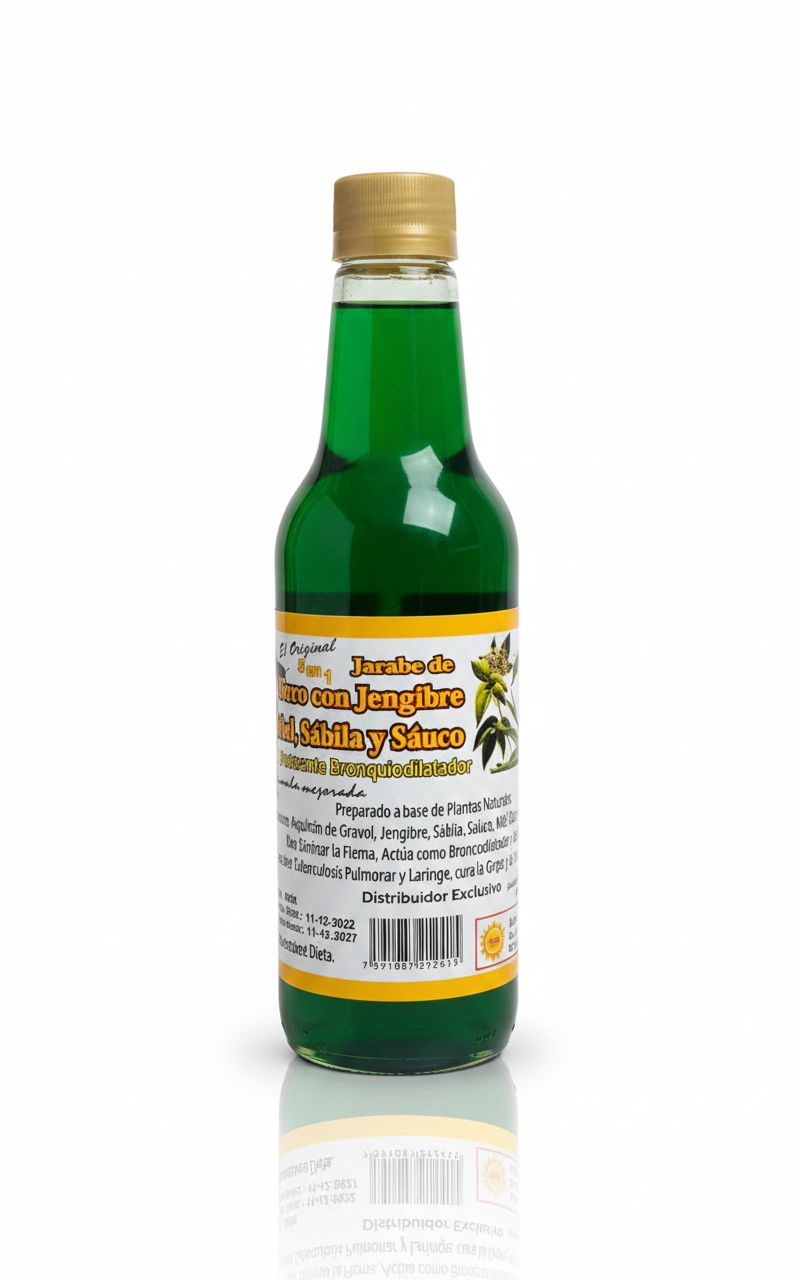Jarabe 5 en 1 Bronquiofilatador × 240 ML