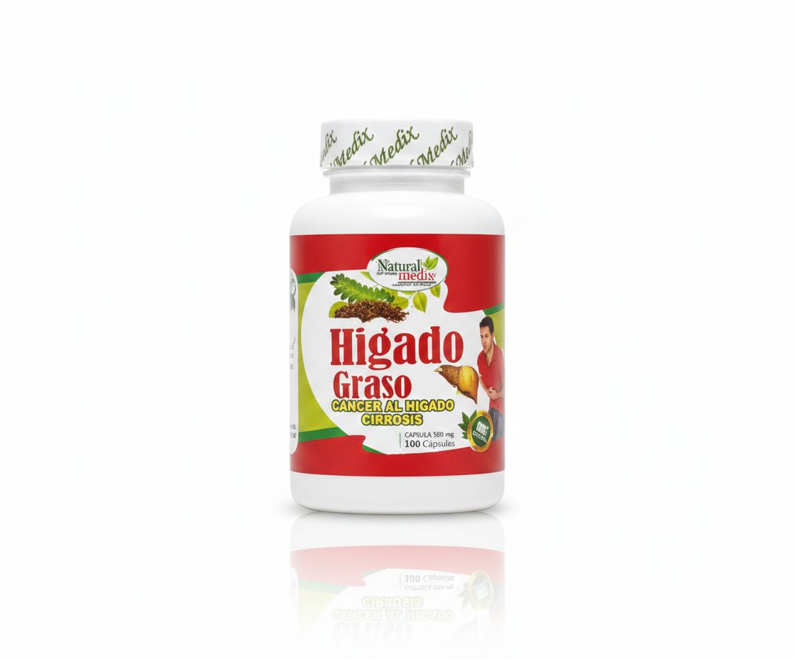Higado Graso™ ~ 500 MG × 100 Cápsulas