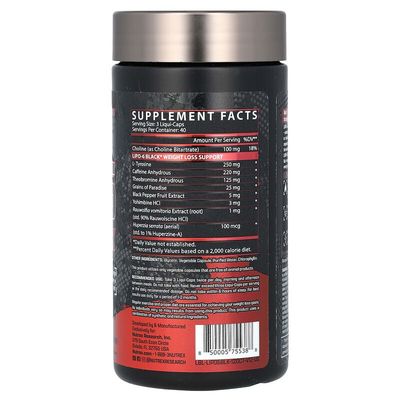 Lipo 6 Black Ultra Concentrado × 60 Cápsulas