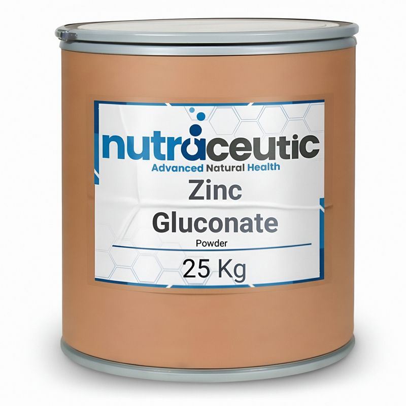 Zinc Gluconate ~ Pure Powder × 25 KG