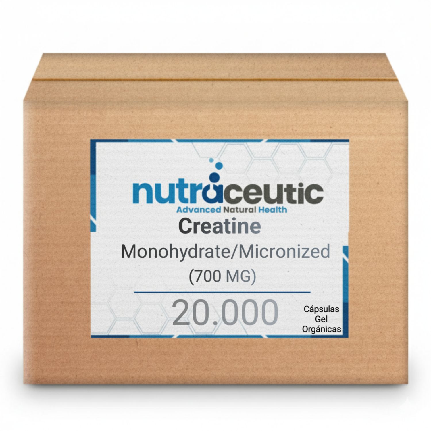 Creatine Monohydrate/Micronized ~ 700 MG × 20.000 Capsules