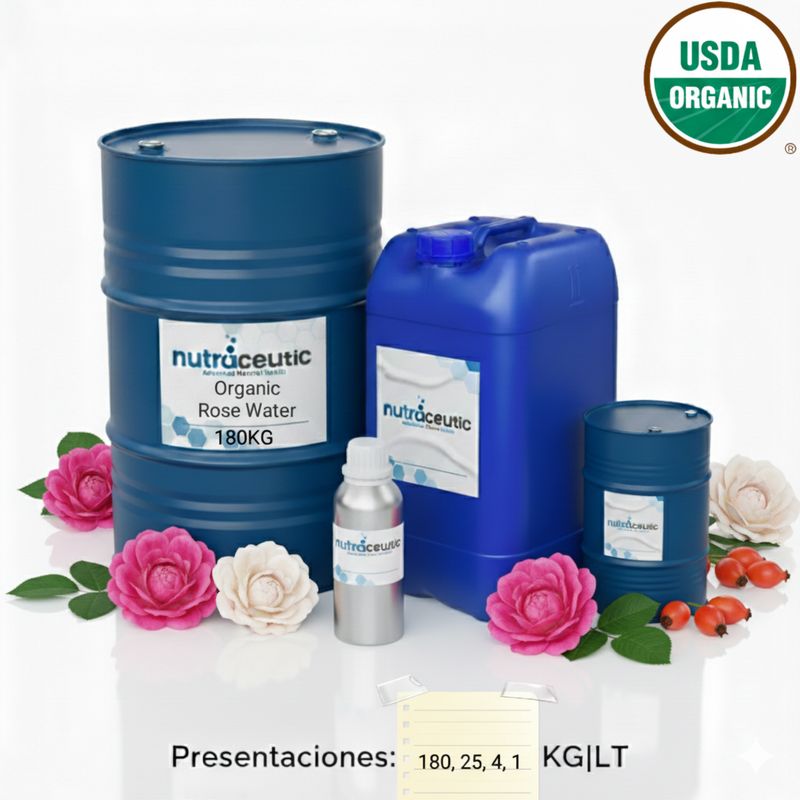 Organic Rose Water × 25 LT/KG